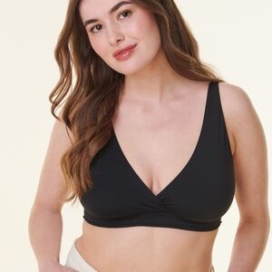 Women's Seamless Bralette - Black Full Cup